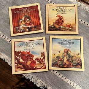 Tale of Peter Rabbit book series, Beatrix Potter, 1980’s, children’s books, GUC